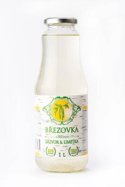 Arax Bio březovka zázvor a limetka 1000 ml