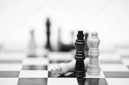 Šachová hra strategie obchodní koncept aplikace — Stock Fotografie © Veneratio #9504197