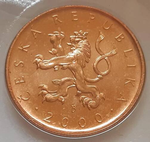 10 Kč Rok 2000 Orloj Vzácná UNC Ze sady (V sadách 23 000 kusů) Od 1 Kč - Numismatika