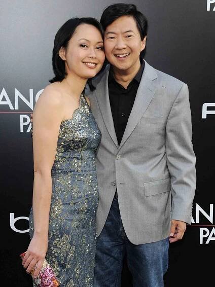 Ken Jeong and wife Tran Ho attend The Hangover II Premiere in 2011