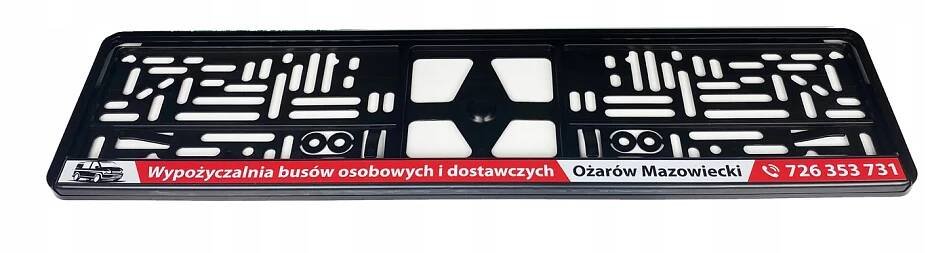 Rámečky pod SPZ - s vlastním potiskem 50 ks CMYK za 1540.00CZK - Allegro