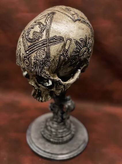 The Masonic Obligation Skull by Zane Wylie
