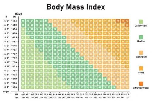 Body Mass Index (BMI) Concept Design. Vector Illustration.