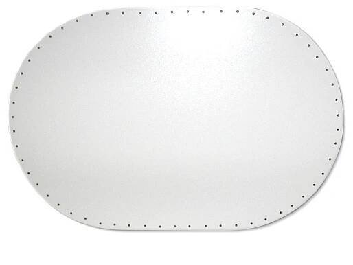 Dno – ovál 45x30cm – bílé