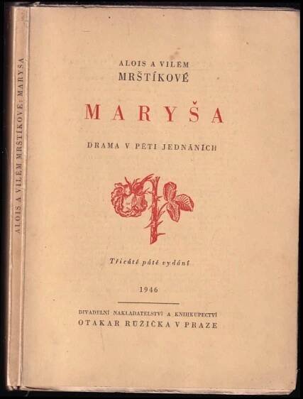 Výkup knihy Vilém Mrštík: Maryša