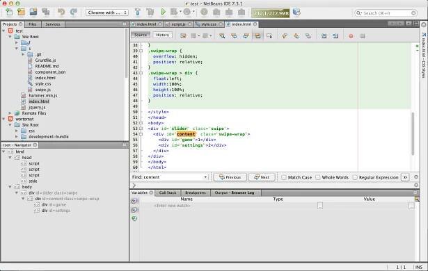 Netbeans 7.4: the best IDE for HTML5 apps : zetalab.de 