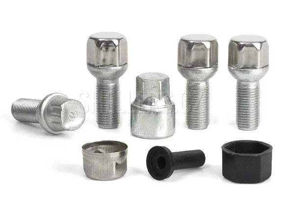 Pojistné bezpečnostní šrouby M14x1,5x29 kulová R13, klíč 17, SICURIT BN529 - SHELLERS