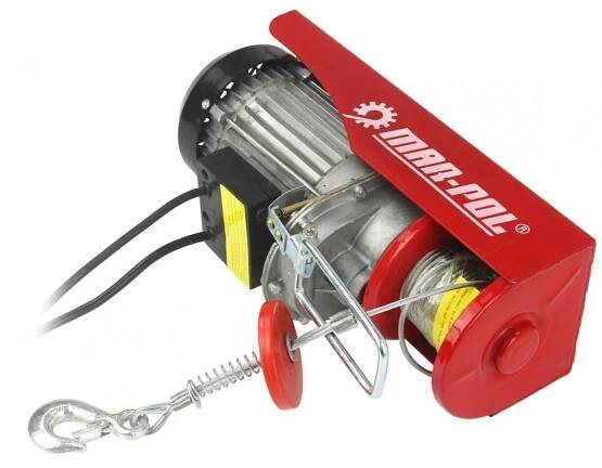 Elektrický lanový naviják 300/600kg 230V M80790