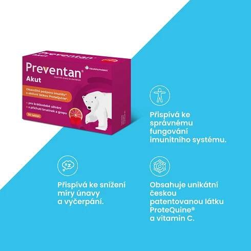 Preventan® Akut s příchutí - Neuraxpharm CZ