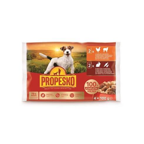 Propesko Kapsička pro psy 4 x 100 g