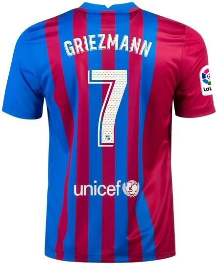 Antoine Griezmann Barcelona 21/22 Home Jersey by Nike