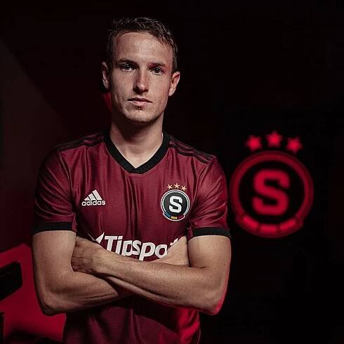 Jakub Jankto v dresu pražské Sparty.