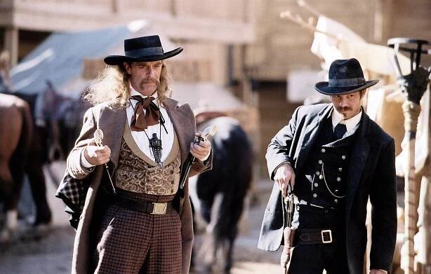 Deadwood - Deadwood - Z filmu - Keith Carradine, Timothy Olyphant