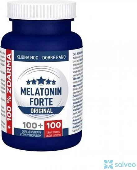 Clinical Melatonin FORTE Original 100 tablet Dárkové balení 1+1