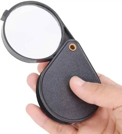 Skládací kapesní lupa pro čtení Pouzdro 60 mm