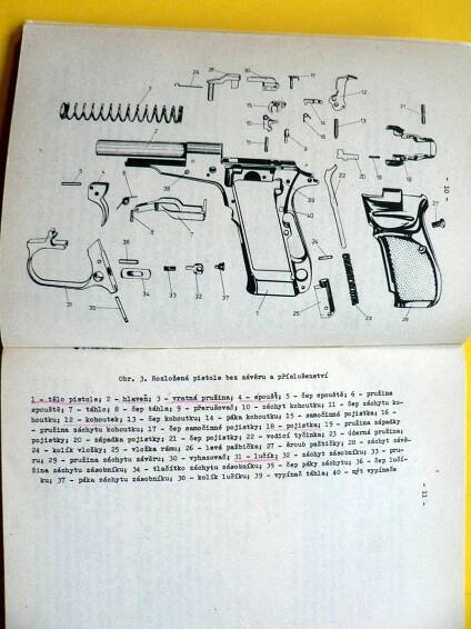 9mm Pistole vz. 82 Výhradně pro služební potřebu Celní správa (1987) | Aukro