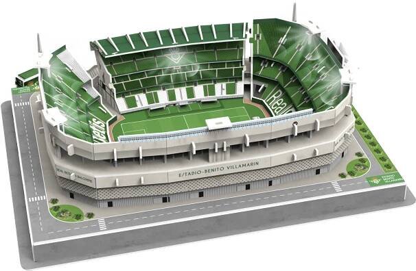 3D PUZZLE STADIUM Svítící 3D puzzle Stadion Benito Villamarín - FC Real Betis | skladejpuzzle.cz