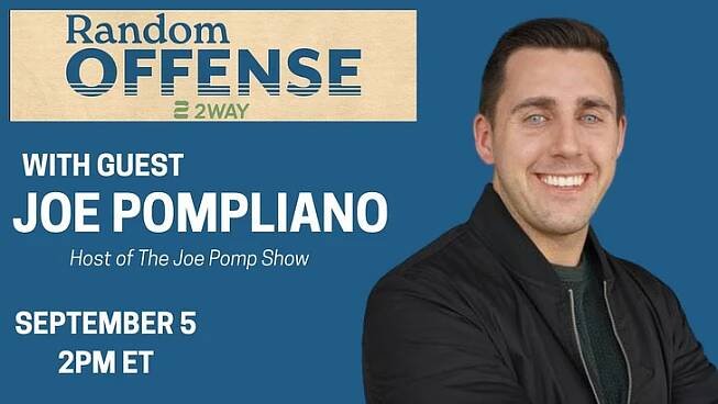 Kawhi/Ballmer Random Offense with Joe Pompliano at 2 pm ET