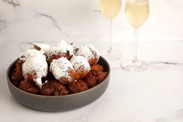 Oliebollen: Dutch New Year’s Eve Treat: Fried Dough