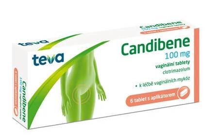 CANDIBENE 100MG vaginální neobalené tablety 6