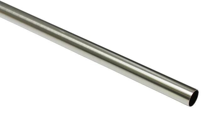 Gardinia Tyč Chicago vzhled ušlechtilé oceli průměru 20 mm 120 cm