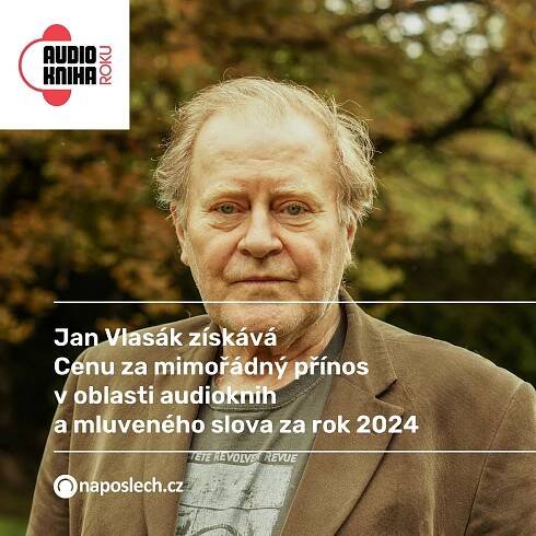 Jan Vlasák získává Cenu za mimořádný přínos v oblasti audioknih a