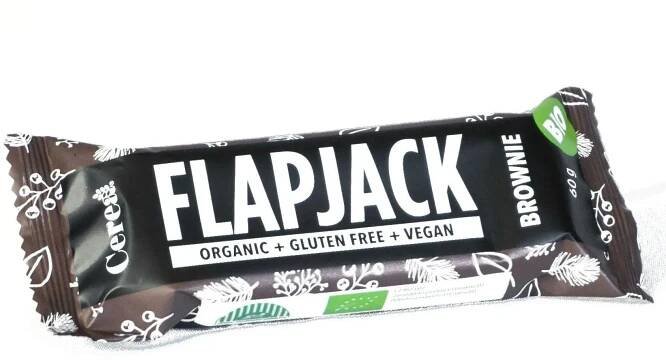 Tyčinka Cerea BIO Flapjack 60g - 1 kus, bezlepkové, brownie