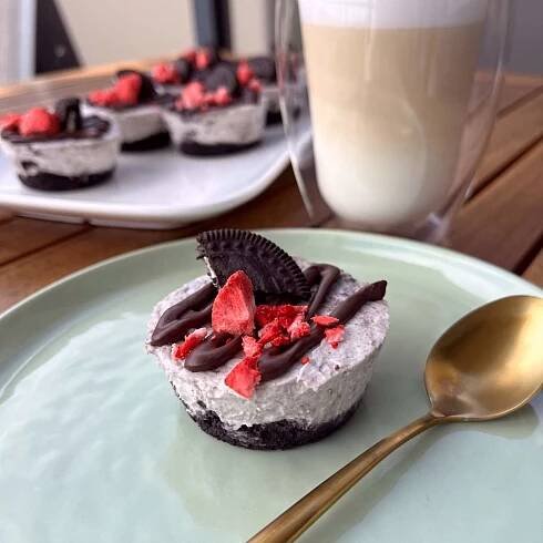 Mini cheesecake Oreo