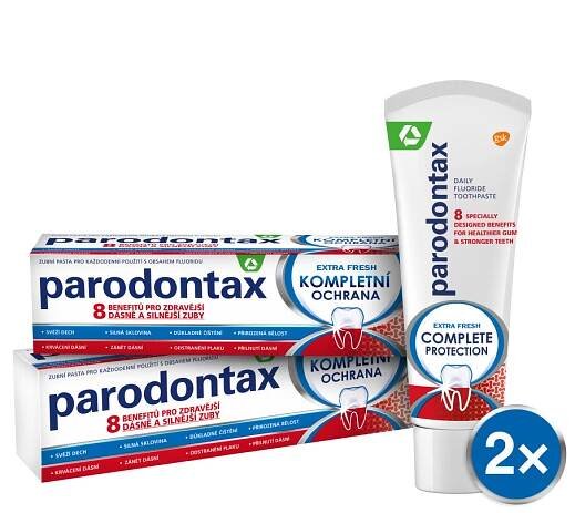 Parodontax Kompletní ochrana Extra fresh zubní pasta 75ml - balení 2 ks