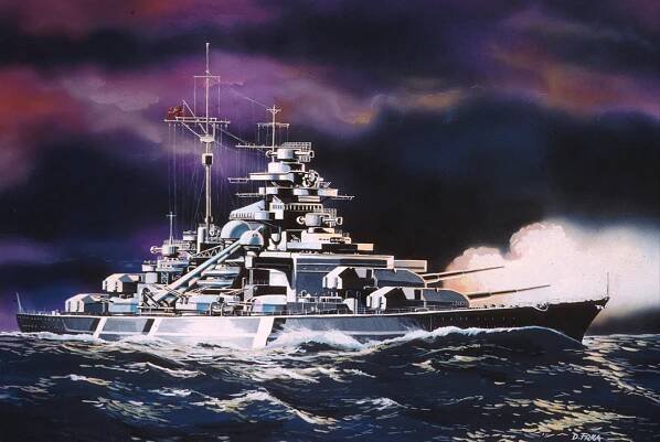 Revell ModelSet - Plastikový model lodě Bismarck | Plastikové modely