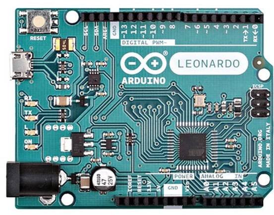 Arduino Leonardo - osazené headery