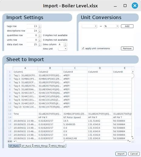 Import XLS(X)