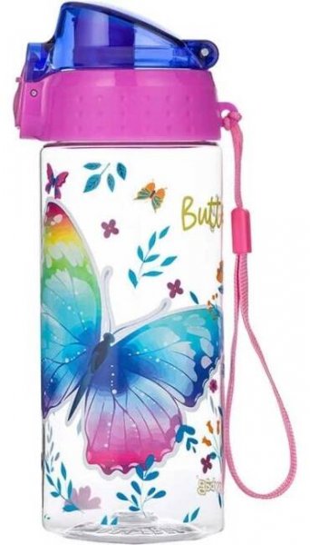 Oxybag MOTÝL 500 ML - Dívčí plastová láhev na pití - 1