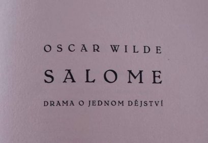 Obrazy v aukci | O.Wilde, ,,Salome" s ilustracemi Aubreyho V. Beardsleye