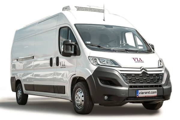 Pronájem chladírenská dodávky Citroën Jumper - Viarent Czechia