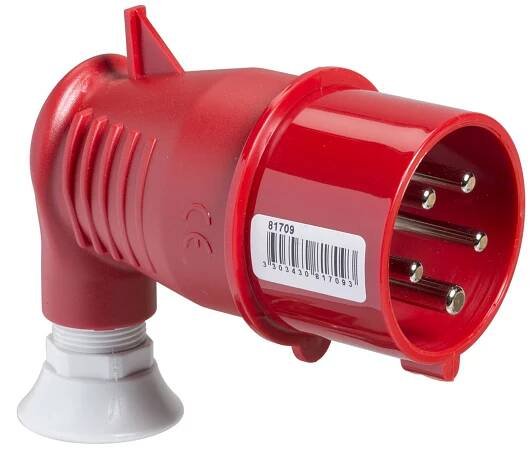 SCHNEIDER Vidlice 81709 16A 3P+N+PE 400V IP44 úhl.