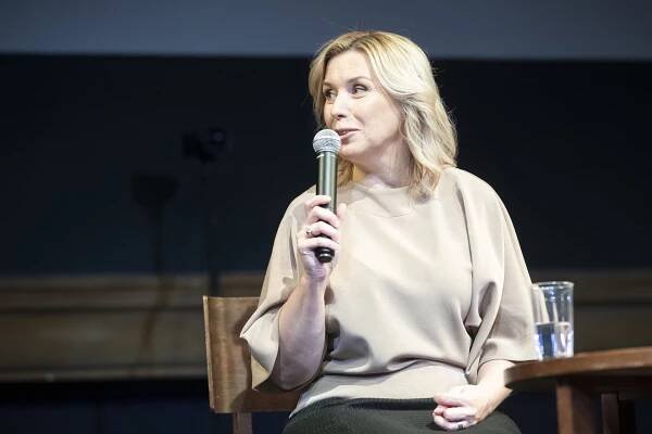 Danuše Nerudová na prezidentské debatě Deníku N. Foto: Gabriel Kuchta, Deník N