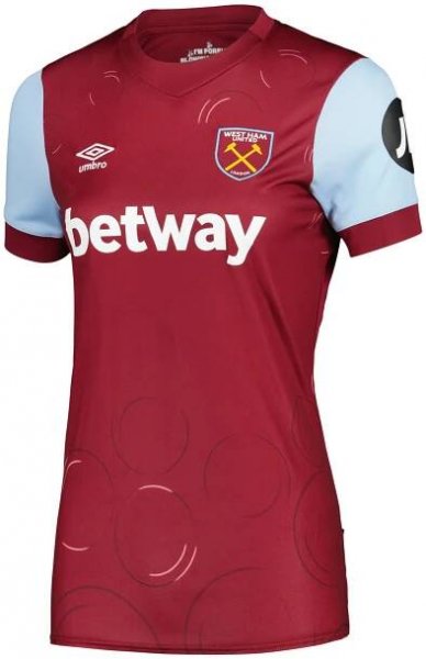 West Ham United Umbro Home Shirt 2023-24 - Womens, , rebel_hi-res