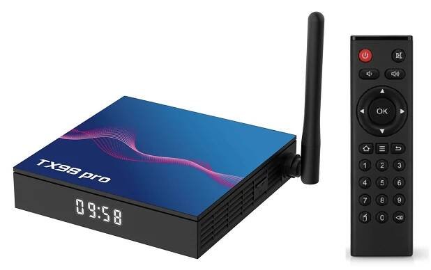 T98 pro Android 12.0 Smart TV Box Allwinner H618 Quad-Core 4K Media Player AV1 H.265 VP9 Aufzeichnen 2,4G & 5G Dual-Band