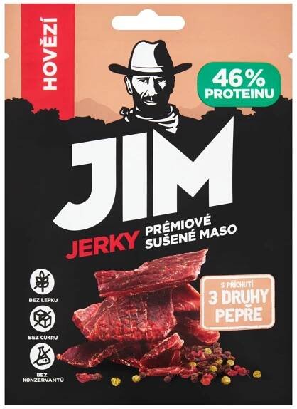 Jim Jerky sušené hovězí maso 23 g