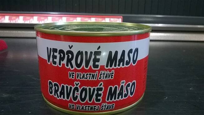 Podrobné informace o potravině Vepřové maso ve vlastní šťávě