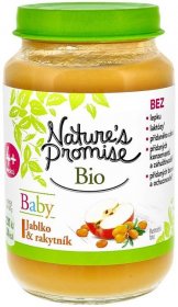 Nature's Promise Bio Baby Pyré jablko a rakytník