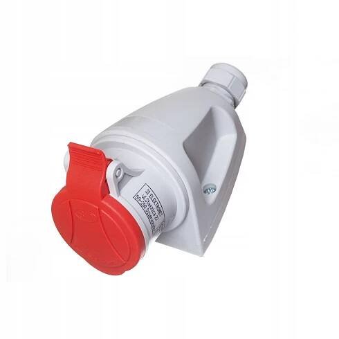 Zásuvka na zeď 380V ELEKTROMET GSM-16A/4
