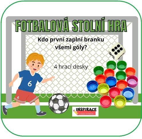 FOTBALOVÁ STOLNÍ HRA | Inspirace (nejen) do školky