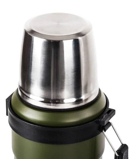 Termoláhev G21 na pití, 1000 ml, khaki zelená s rukojetí | G21 Vitality