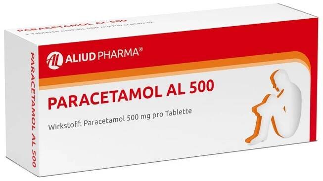 Paracetamol AL 500 bei akuten Schmerzen und Fieber