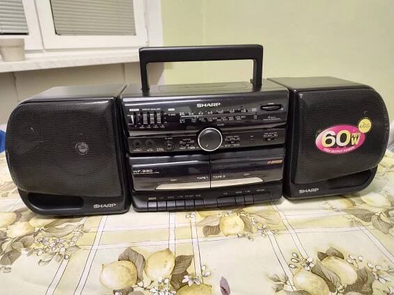rádio, Kazeťák,  SHARP WF-930 - TV, audio, video