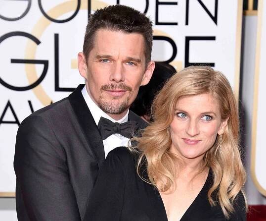 Ethan Hawke (L) and Ryan Hawke attend the 72nd Annual Golden Globe Awards at The Beverly Hilton Hotel on January 11, 2015 in Beverly Hills, California