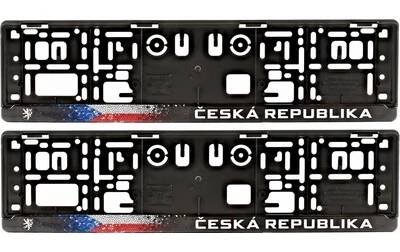 PODLOŽKA pod SPZ 2D ČR s vlajkou ČR RZ 220794 od 129 Kč - Heureka.cz