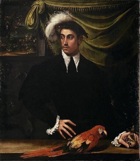 Portrét mladého muže (cca 1540). Kunsthistorisches Museum, Vídeň.